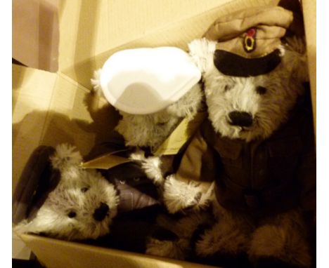 Past times army, navy and airforce bears