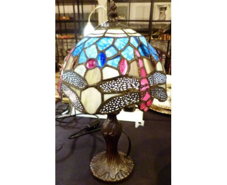 Tiffany style glass table lamp