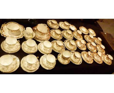 Mixed ceramics including Wellington tea service, 22 full trios and extras