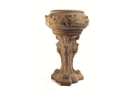 FIORIERA, MANIFATTURA DI SIGNA, SECOLO XXin terracotta, vasca ... FIORIERA, MANIFATTURA DI SIGNA, SECOLO XXin terracotta, vasca ...