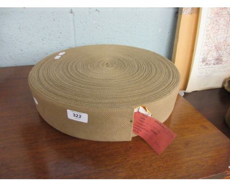 82 meter roll of ex army webbing