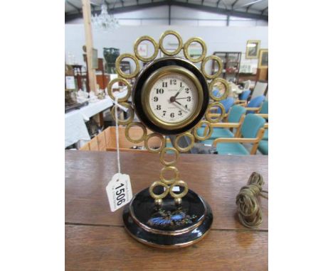 A Europa 2 jewel dressing table clock