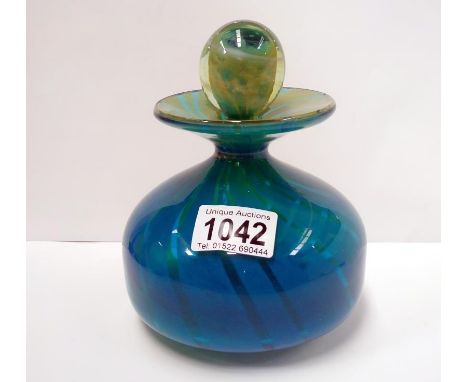An art glass scent bottle