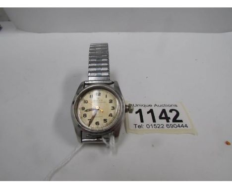 A 1940's Rolex Oyster Speedking wrist watch, requires attention