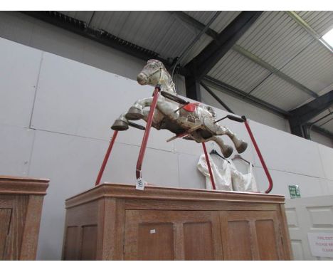 A vintage Mobo rocking horse