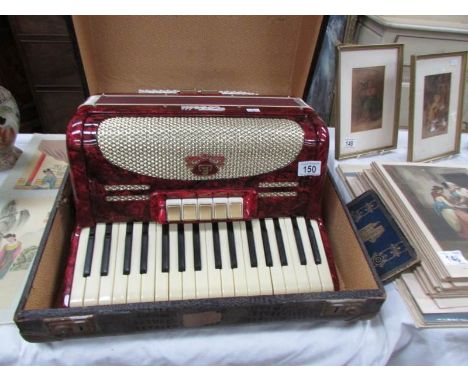 A 'Coselli' accordion in case