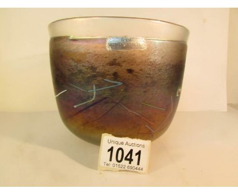 A Swedish art glass bowl from the Boda Artist collection