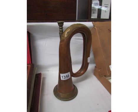 A copper bugle