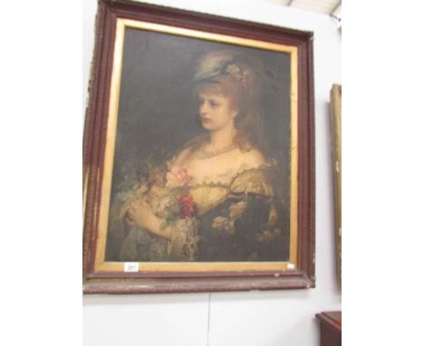 A 19th century portrait of a lady