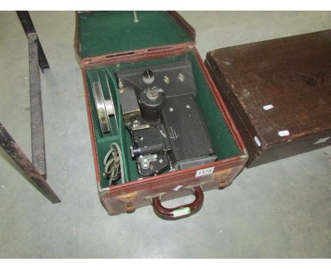 A vintage leather cased projector