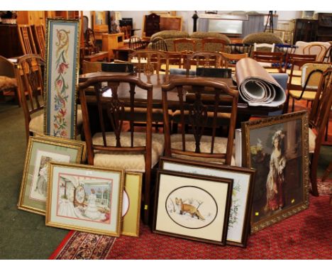 Tapestry embroidered pictures