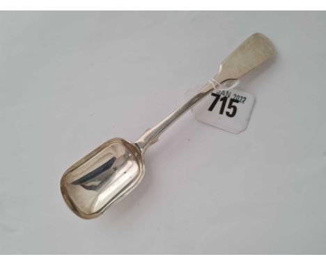 Another Victorian long handled caddy spoon, plain fiddle pattern, London 1838 by G.A