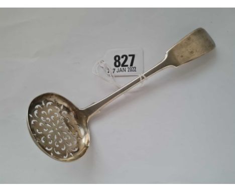 A plain fiddle pattern sifter ladle London 1836 by J&amp;AS 