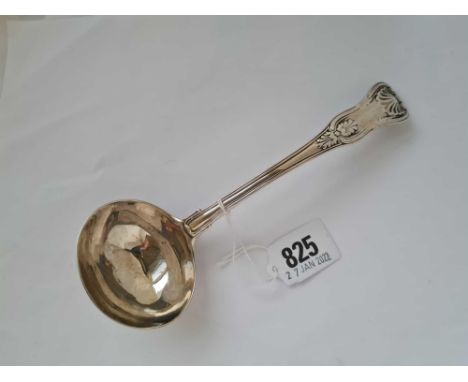A William IIII kings pattern sauce ladle London 1833 by MC - 93 gms 