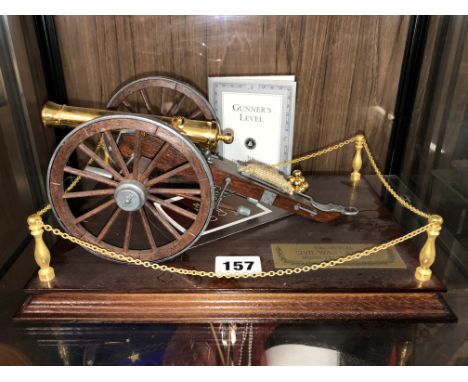 FRANKLIN MINT PRECISION MODEL OF THE 1857 CIVIL WAR CANNON