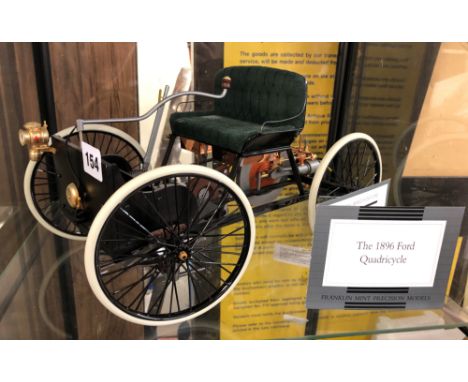 FRANKLIN MINT PRECISION MODEL OF THE 1896 FORD QUADRACYCLE