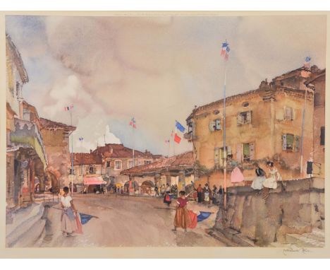AFTER SIR WILLIAM RUSSELL FLINT 'Holiday after Ramadan', signed in pencil to the margin, Limited Edition colour print, 49.5 x