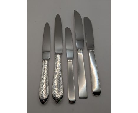 Fine assorted Robbe and Berkin 925 Silver knivesLocation: 