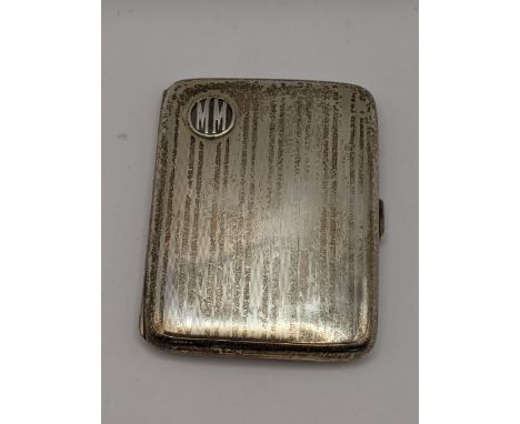 A silver 1922 Birmingham A Bros Ltd cigarette case total weight 78.3gLocation: 