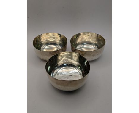 Three silver bows tested as 800 silver, total weight 352.7gLocation: 