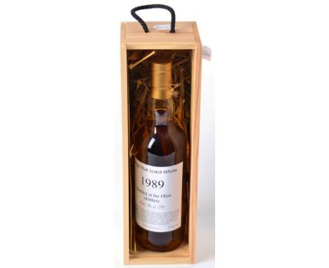 Oban 1989 47.8% bottle number 54/258 1 bottle This is a private cask bottling of 24 year old single malt Scotch whisky from t