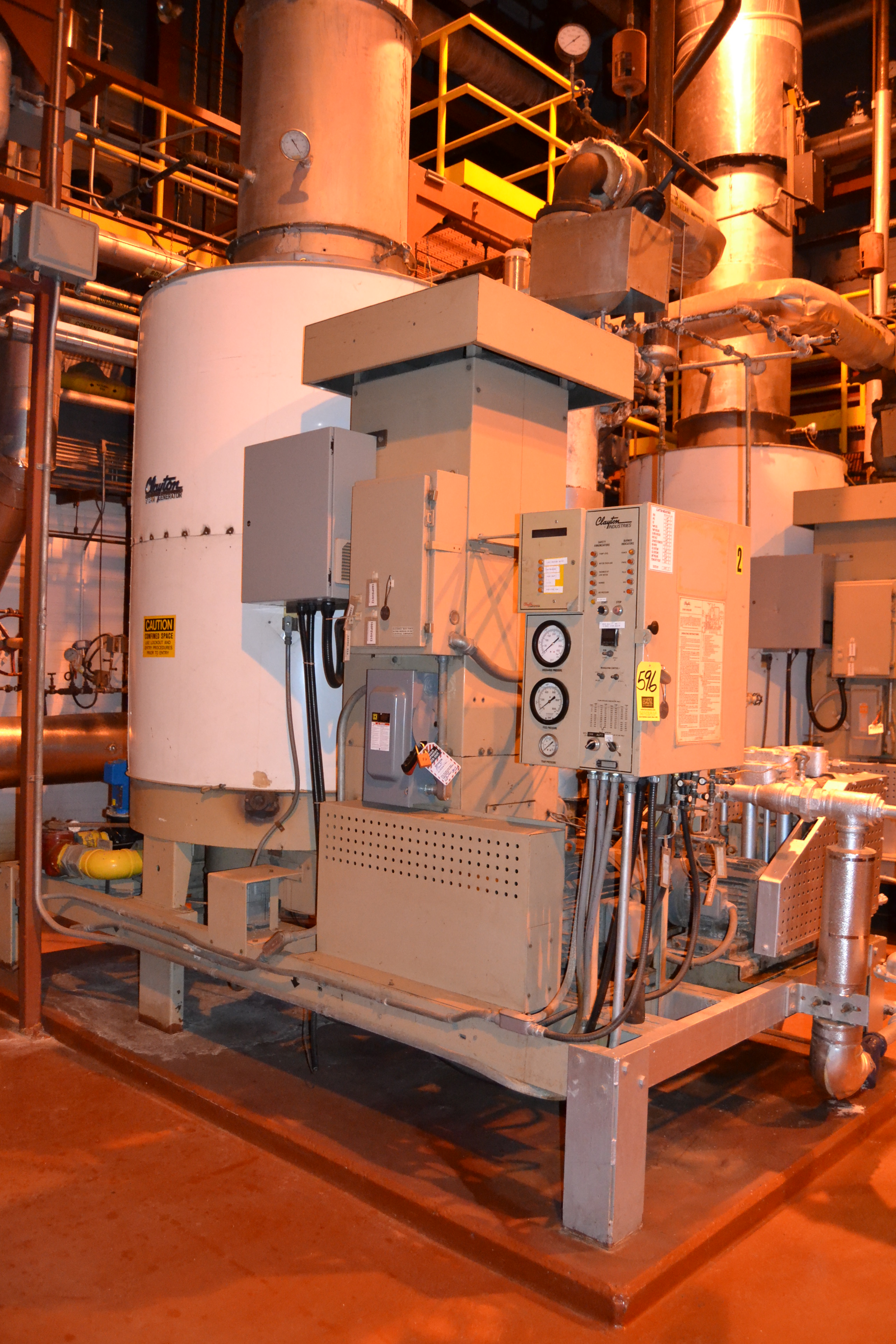 Clayton Steam Generator, Model EG5002CSA, S/N 22390