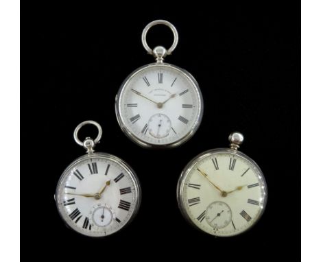 Victorian silver open face English lever fusee pocket watch by Thomas Russel & Son, Liverpool, No. 67496, engraved balance co