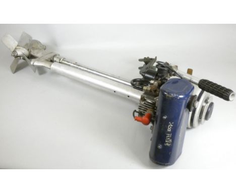 A Seagull Forty two-stroke single cylinder petrol engined Outboard Motor, stamped serial no: EFP W, 28MM3, complete with tran