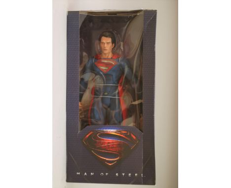 A Superman 'Man of Steel' 1/4 scale figure by NecaThe model stands just over 18 inches and has over 20 points of articulation