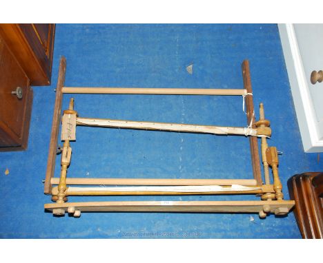 A tapestry/embroidery frame.
