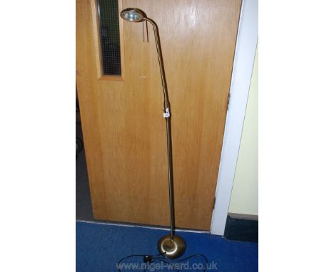 A modernist floor-standing reading/work light.