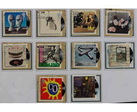 An album of mint and used commemorative stamps and fifteen first day covers, 2010 and another album of mint and used commemor