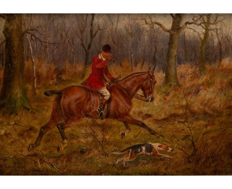 Henry Frederick Lucas-Lucas (1848-1943)/Atherstone, Birchley Wood, Coombe/The Second Horseman/each inscribed and dated/oil on