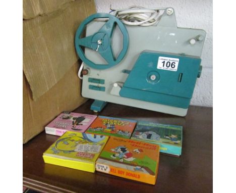 Cine projector with 8mm Disney movies