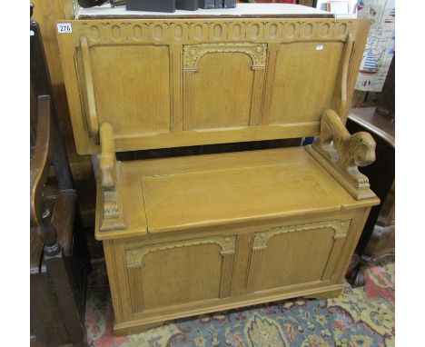Oak monks bench