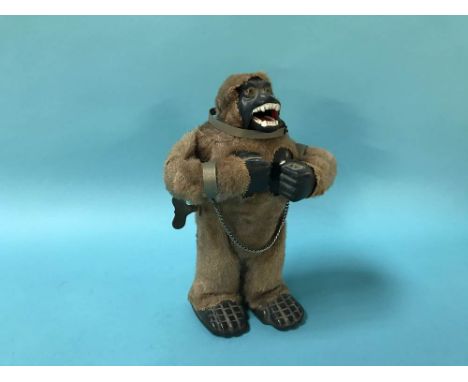 A clockwork Louis Marx 'The Mighty Kong' King Kong figure
