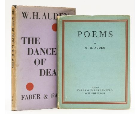 Auden (W.H.) Poems, signed by the author to title, original wrappers, small tears to upper and lower panels, extremities a li