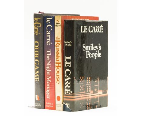 Le Carré (John) Smiley's People, first edition, signed by the author to front free endpaper, 1980; Our Game, 1995; The Russia