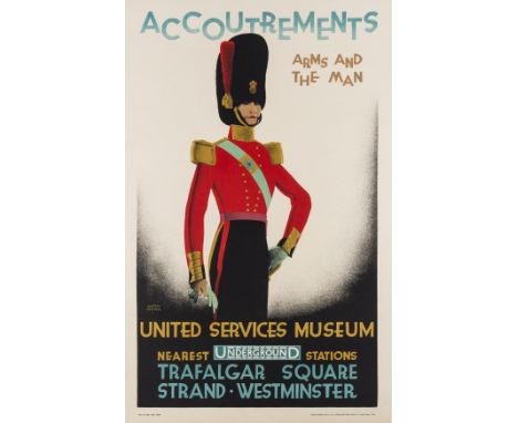 NO RESERVE London Underground.- Cooper (Austin) Accoutrements, United Services Museum, lithograph printed in colours, mounted