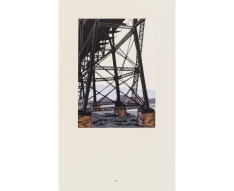 Schanilec (Gaylord) High Bridge: Ten Wood Engravings of Demolition with Nine Stories of Construction, one of 200 copies signe