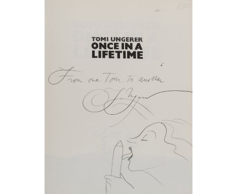 NO RESERVE Ungerer (Tomi) Once in a Lifetime, first edition, signed presentation inscription from the author to Tom Maschler 