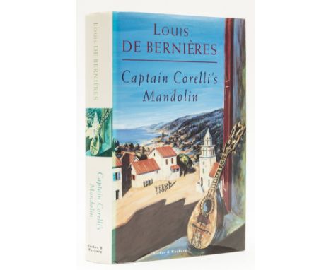 NO RESERVE De Bernieres (Louis) Captain Corelli's Mandolin, first edition, signed by the author on title, original white boar