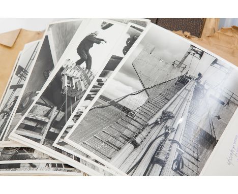COLLECTION OF ORIGINAL SITE PHOTOGRAPHS OF THE CONSTRUCTION OF THE FORTH ROAD BRIDGE BY THE STEEL CONTRACTOR SIR WM. ARROL & 