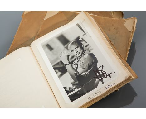 IMPRESSIVE PERSONAL AUTOGRAPH COLLECTION IN THREE ALBUMS
compiled over many years by the vendor, containing over one hundred 