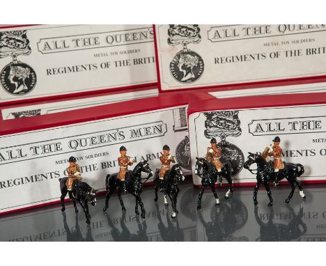 COLLECTION OF THREE ALL THE QUEEN'S MEN METAL TOY SOLDIERS CASED SETS
Derek Cross Ltd, Leicestershire, "Regiments of the Brit