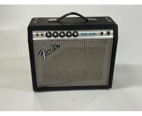 A 1976 Fender Vibro Champ Guitar Combo Amplifier in good condition overall - all original parts and internal #fender #fendera