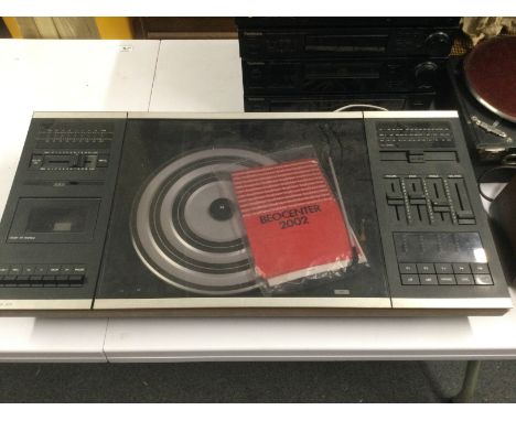 A Bang & Olufsen Beocenter 2002 music centre, untested. Comes supplied with manual.