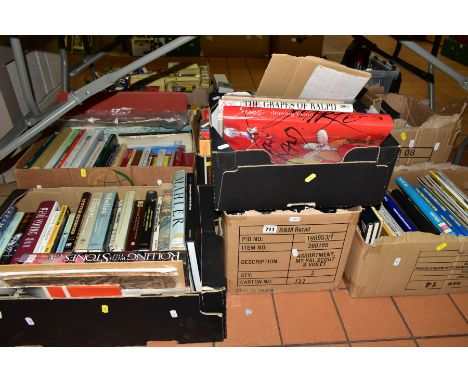 SEVEN BOXES OF BOOKS, approximately one hundred and forty titles to include Birmingham and West Midlands history, glass, Rona