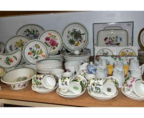 AN EIGHTY SEVEN PIECE PORTMEIRION BOTANIC GARDEN DINNER SERVICE AND OTHER PIECES OF PORTMEIRION, the dinner service comprisin