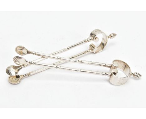 A PAIR OF VICTORIAN SILVER SUGAR TONGS, with shell bowls, scrolling terminal and twisted finial, approximate length 140mms, h